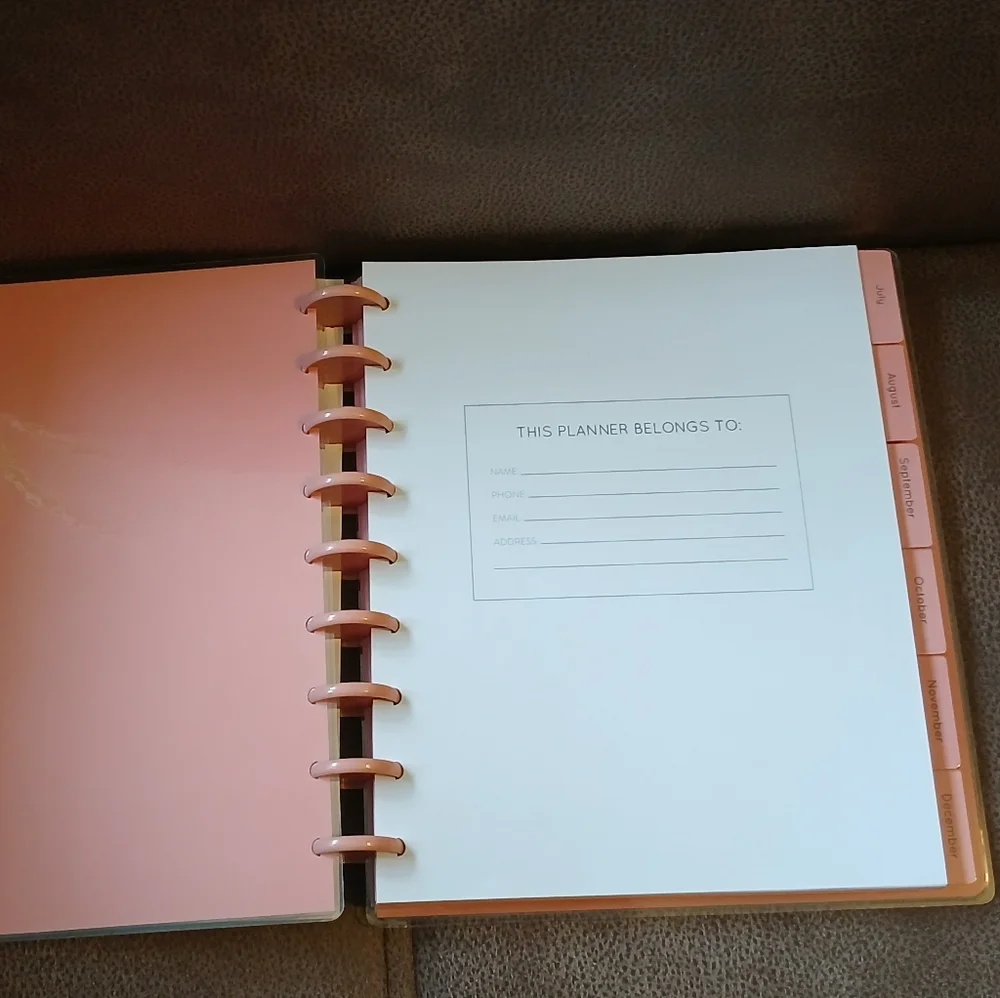 Pen + Gear 12 month disc-bound planner 2024 to 2025